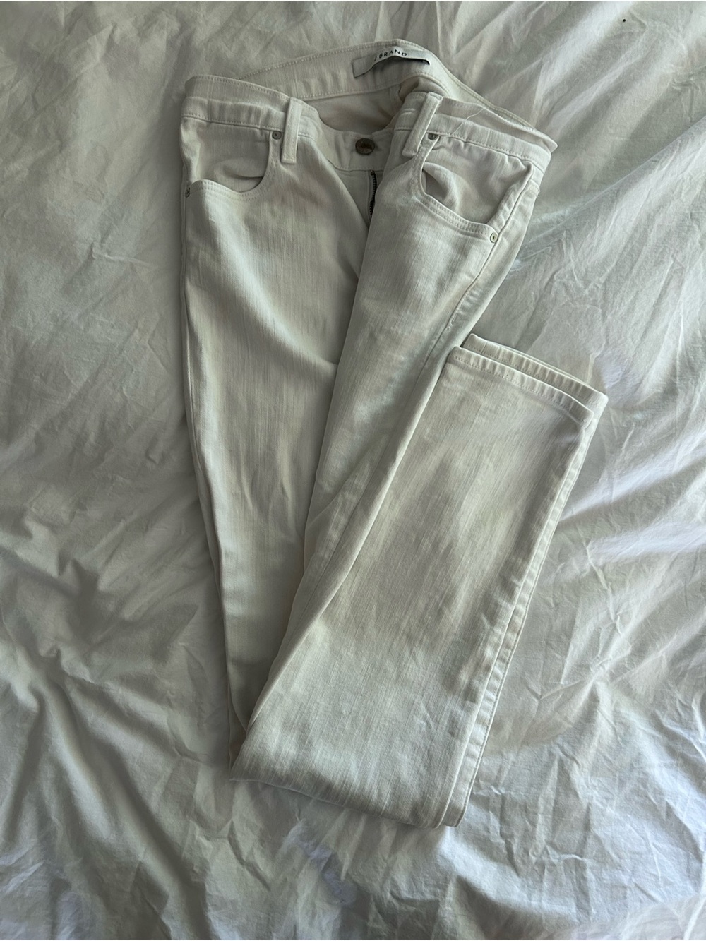 J Brand White SkinnyJeans